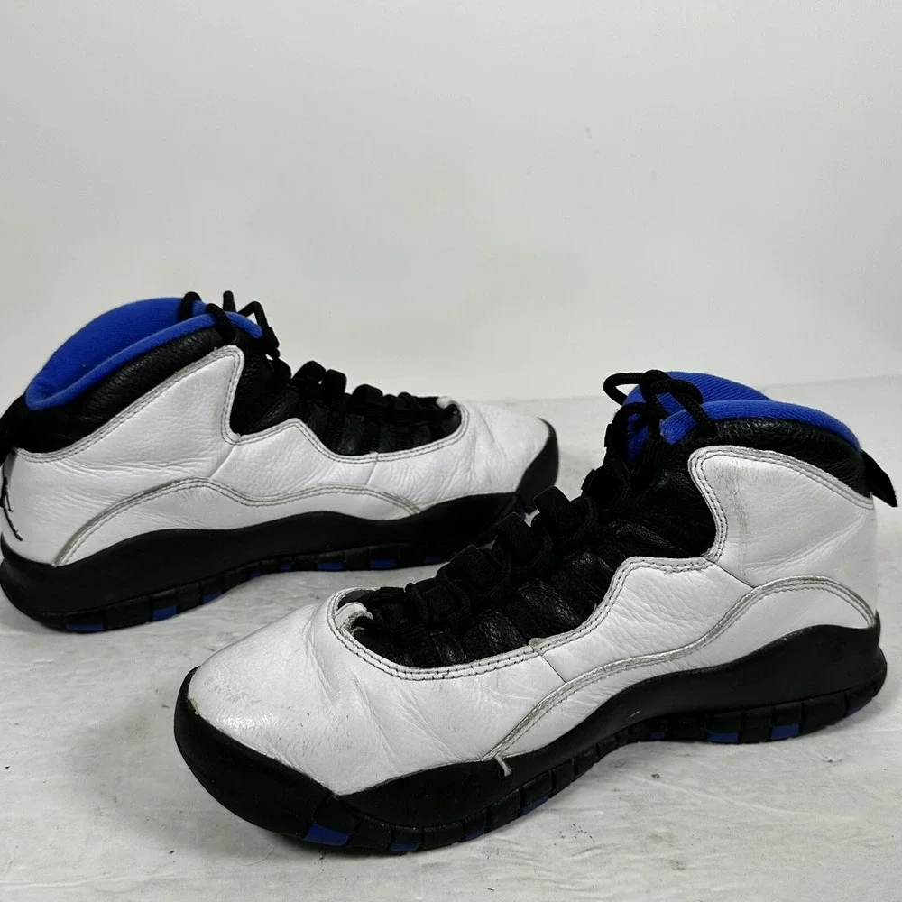 Nike Air Jordan Retro X 10 White & Blue‎ Shoes 310805-108 Sz 9.5 no Box